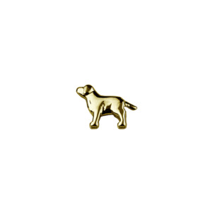 Stow 9ct Yellow Gold Dog Charm