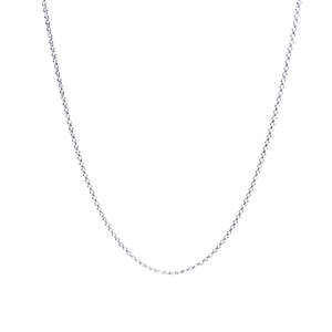 Onmia Round Belcher Chain Sterling Silver 45cm