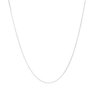 Omnia Diamond Cut Curb Chain Sterling Silver 50cm