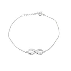 Bracelets Bangles: Silver Infinity Bracelet