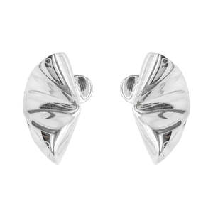 Earrings: Omnia Contemporary Silver Earrings