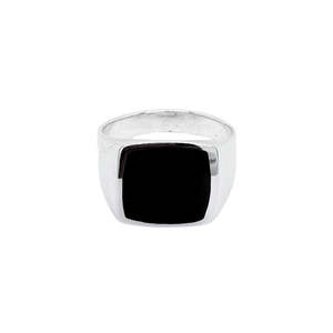 Revolution Silver & Onyx Signet Ring