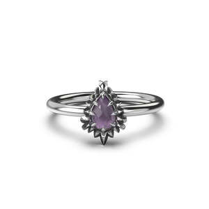 Stolen Girlfriends Club Jagged Teardrop Ring (N)