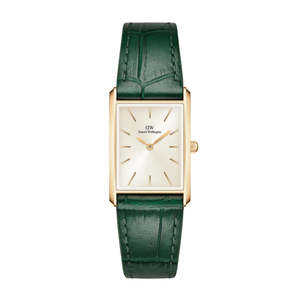 Ladies Watches: Daniel Wellington Bound Crocodile Champagne Sunray Gold