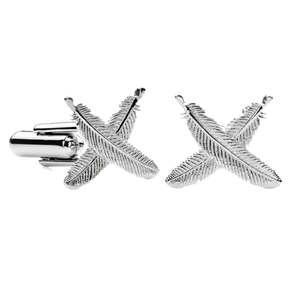 Boh Runga: Boh Runga Feather Kisses Cufflinks