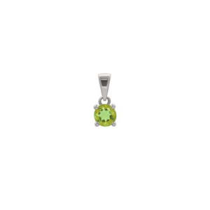 Peridot Birthstone Sterling Silver Pendant