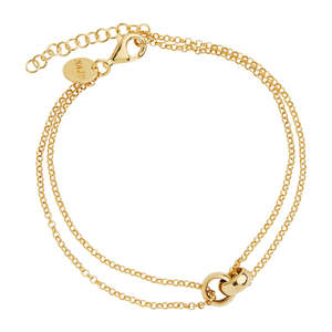 Bracelets Bangles: Najo Ensemble Bracelet - Gold Plated