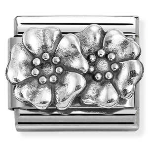 Nomination Double Flower 925 Silver Composable Link