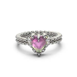 Stolen Girlfriends Club Mini Claw Ring Mystic Quartz