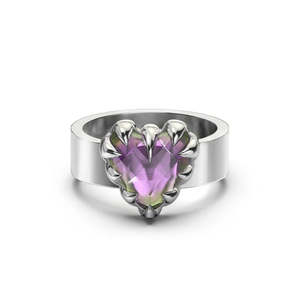 Stolen Girlfriends Club Love Claw Ring Mystic Quartz