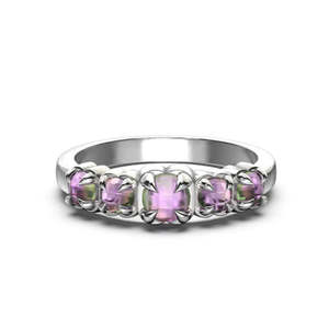 Stolen Girlfriends Club Halo Cluster Mystic Quartz Ring
