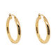 9k Yellow Gold 20mm Plain Hoops