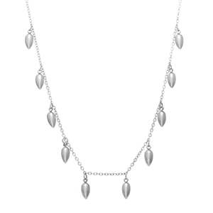 Silk & Steel Echo Necklace Silver