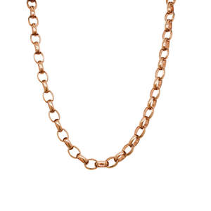 Chains: 9k Rose Gold 55cm Belcher Chain
