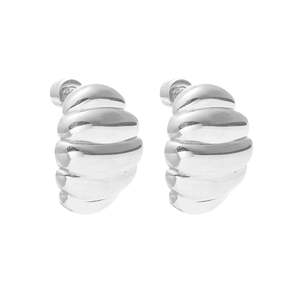 Silk & Steel Mystique Earrings Silver