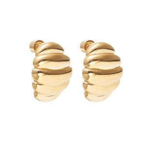 Silk & Steel Mystique Earrings Gold