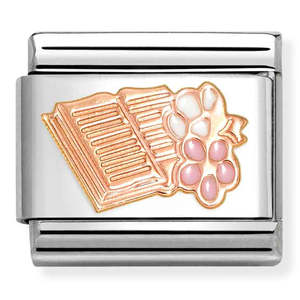 Unisex Jewellery: Nomination Book 9K Rose Gold Composable Link