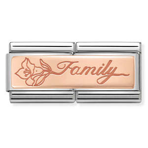 Nomination Family Flower 9K Rose Gold Composable Link
