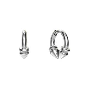 Stolen Girlfriends Club: Stolen Girlfriends Club Closed Fob Huggie Earrings