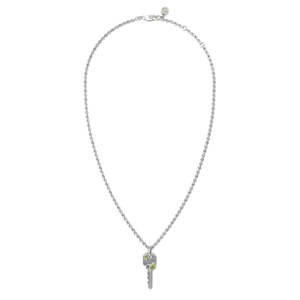 Stolen Girlfriends Club: Stolen Girlfriends Club Crystallised Key Necklace