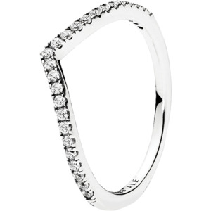 Pandora Sparkling Wishbone Ring (60)