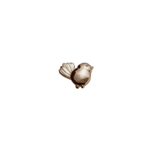 Stow 9ct Rose Gold Fantail Charm