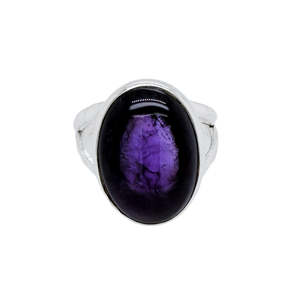 Silver Amethyst ring