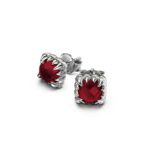 Stolen Girlfriends Club: SGC Mini Claw Garnet Studs