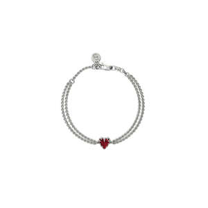SGC Love Claw Bracelet Garnet