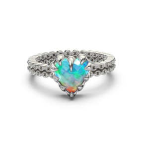 Stolen Girlfriends Club: SGC Mini Love Claw Ring Bello Opal