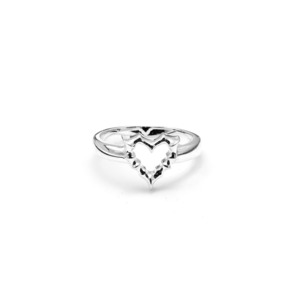Stolen Girlfriends Club Jagged Heart Mini Ring (N)