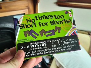No Time's Too Short For Shorts ™ - Precisely Eccentric Games