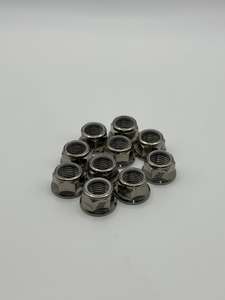 Torque Titanium: 1/2 UNF SHOCK-RADIUS ROD 9/16 HEX NUT 10 PACK