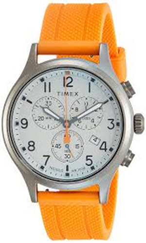 Timex Watch Sale Auckland: Timex Allied Grey Dial Silicone Strap Men's Watch