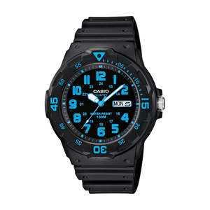 Kids Watches: Casio Analogue Watch - Black & Blue