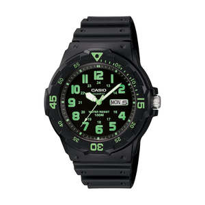 Casio Analogue Watch - Black & Green