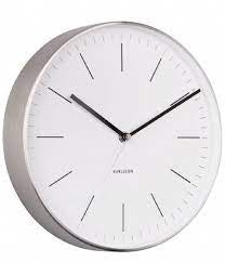 Wall Clocks 1: Karlsson Minimal White Dial Wall Clock