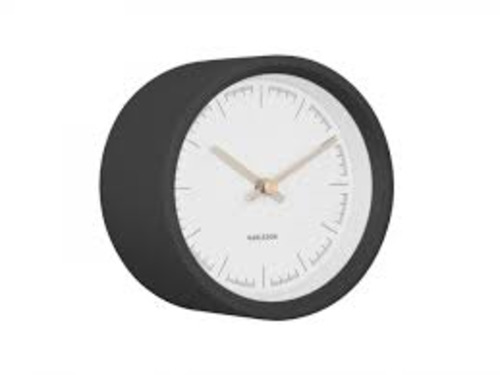 Karrlsson Dense Rubberized Black Wall Clock