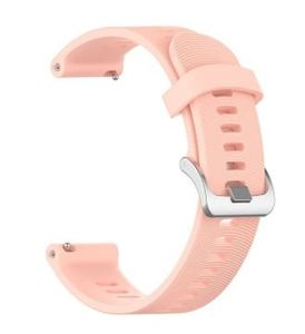 Watch Straps: 20mm Silicone Band Pink - Samsung, Garmin