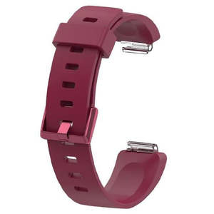 Watch Straps: Fitbit Inspire Silicone - Burgundy