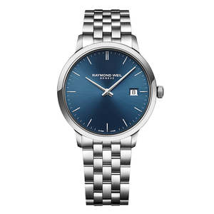 Raymond Weil: Raymond Weil Toccata Men's Classic Steel Blue Dial Quartz Watch, 39mm