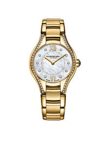 Raymond Weil: Raymond Weil Noemia Ladies Quartz 62 Diamond Mother-of-Pearl Watch, 24 mm