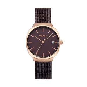 Obaku Ladies Felt Lille Walnut