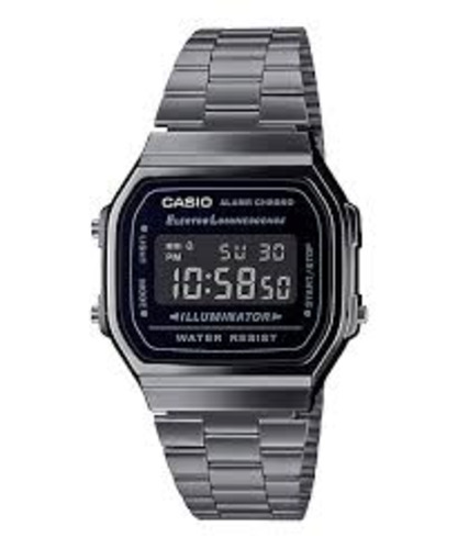 Casio Vintage: Casio Vintage Style Gunmetal Grey Watch