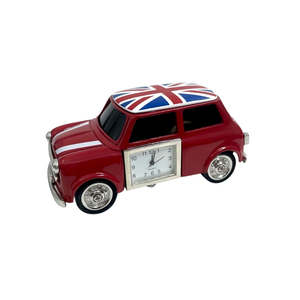 Collectable Clocks: Collectable Clock - Mini Cooper Union Jack