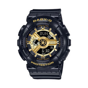 Baby G: Baby G Duo Watch - Black & Gold
