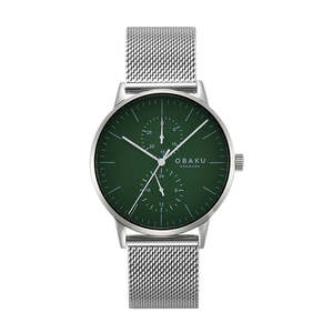 Obaku Watches: Gents Obaku Eik - Jade