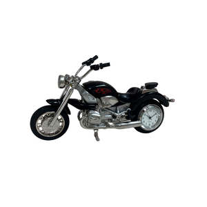 Collectable Clock - Black Motor Bike