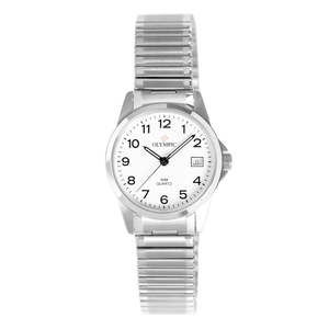 Olympic Ladies Watch Expanding Band - Steel