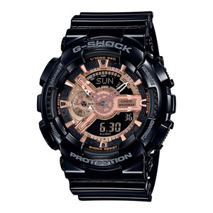 Casio G-Shock Watch GA-110MMC-1A - Black & Rose Gold